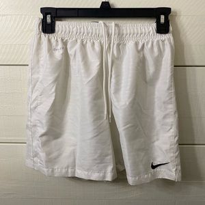 Nike dry fit white women’s soccer shorts